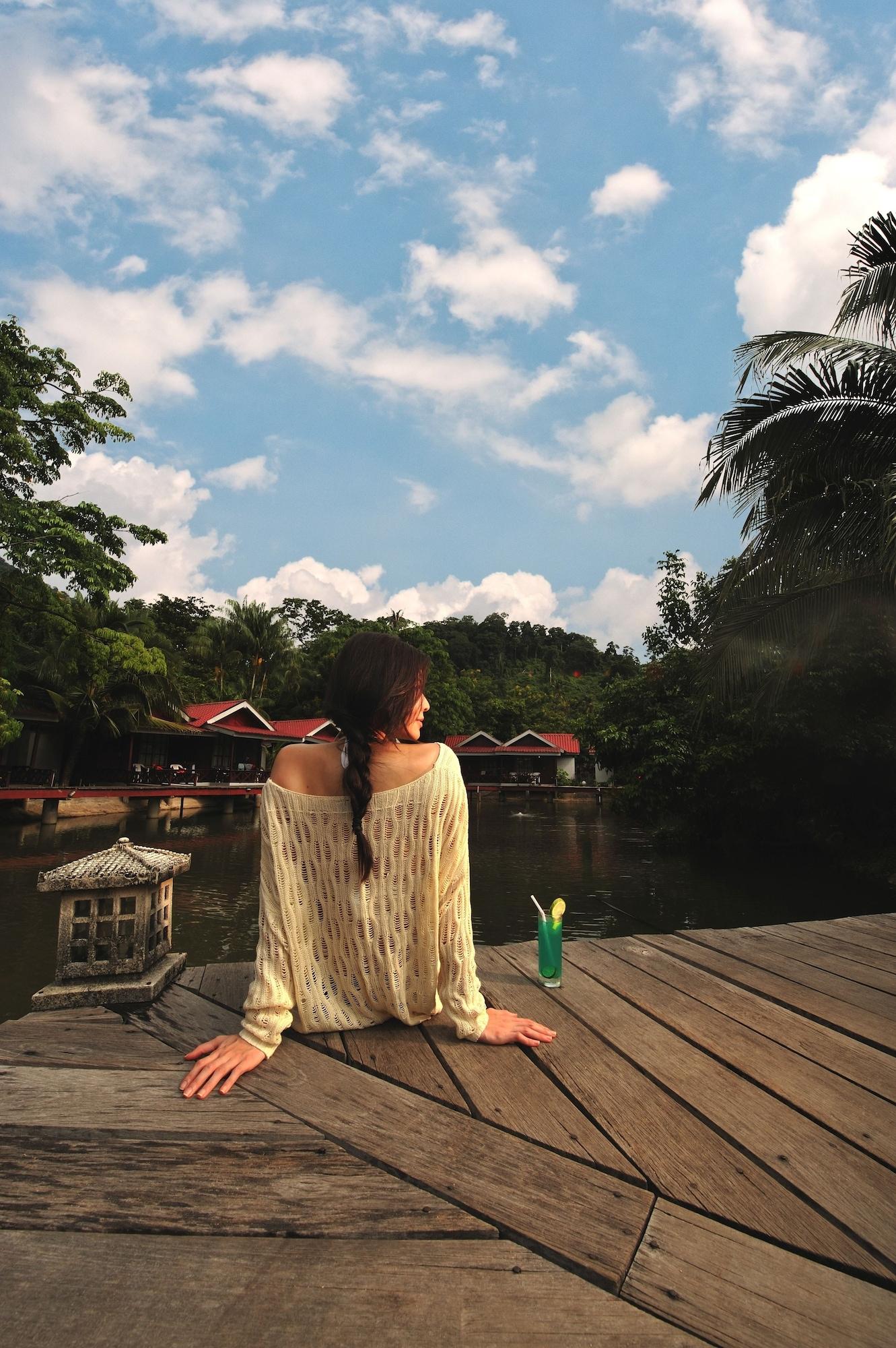 Paya Beach Spa & Dive Resort Kampung Genting Exteriör bild